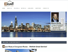 Tablet Screenshot of meyersrealty1.com